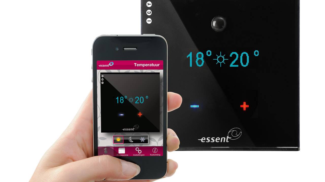 De Essent app en de E-thermostaat