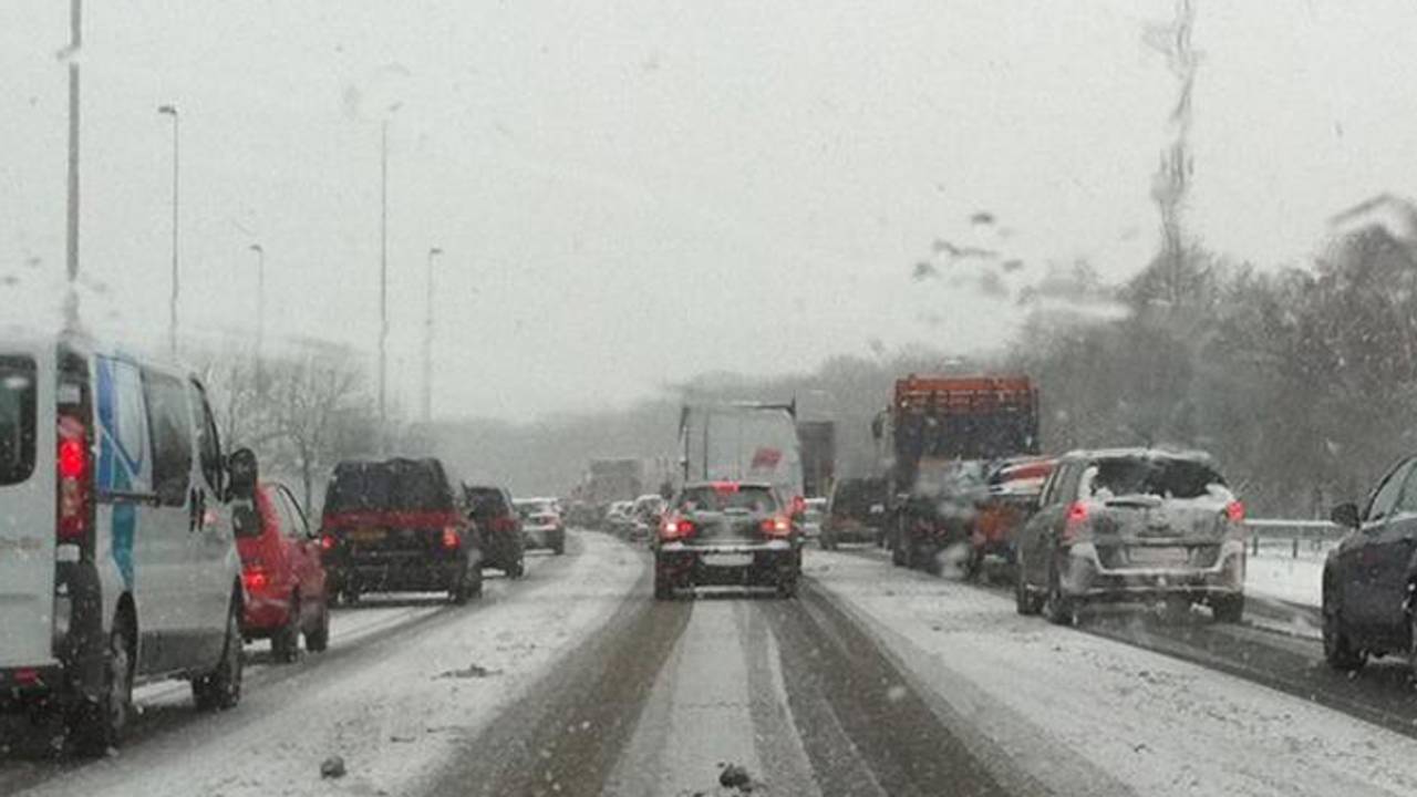 De A58 vrijdag
