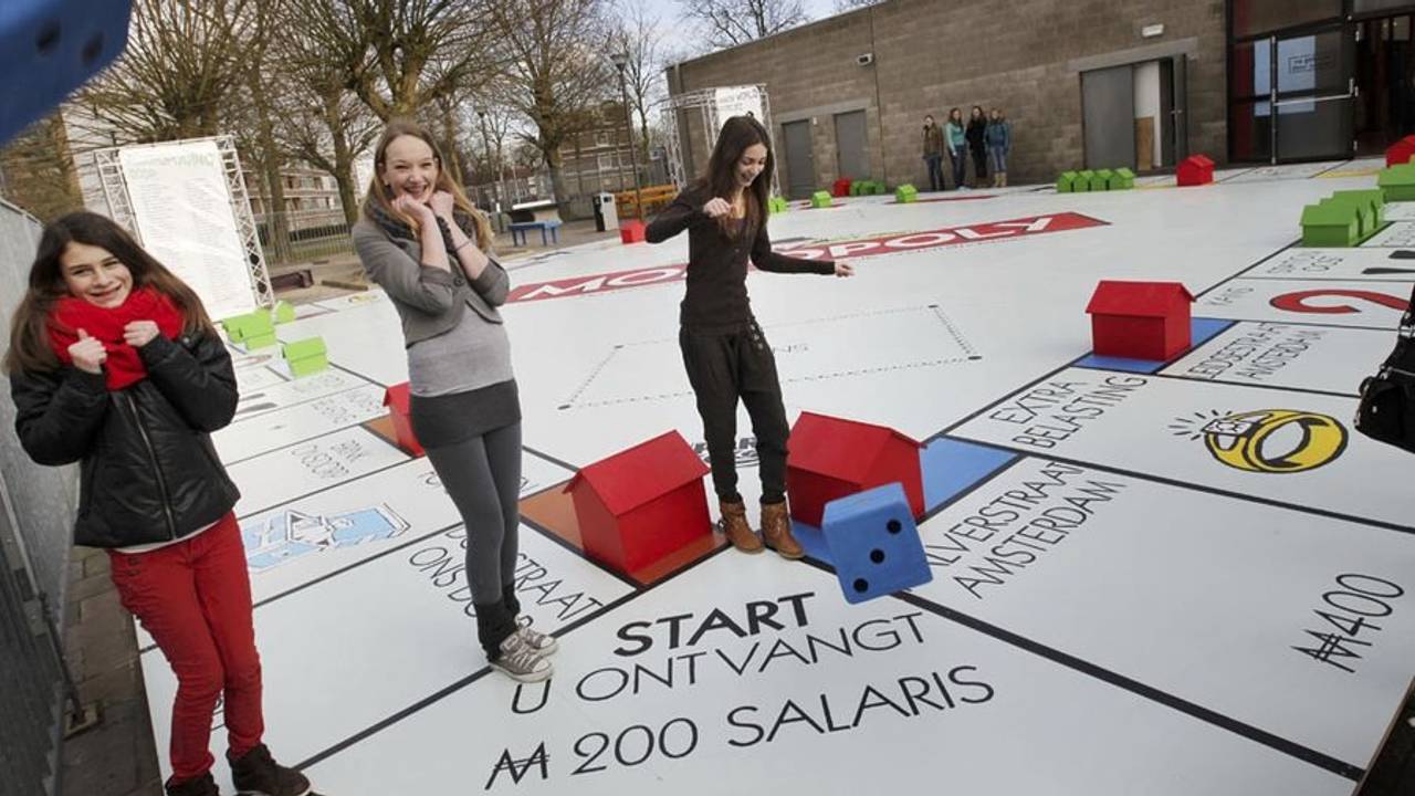 Het grootste Monopolybord staat in Eindhoven