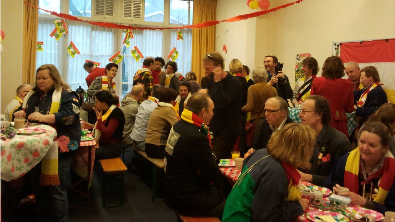 Carnavalsontbijt. (Foto: Koen Wijn)