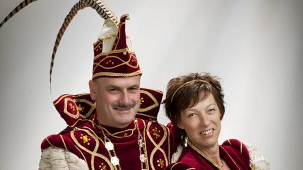 Prins Peter met zijn prinses Elly