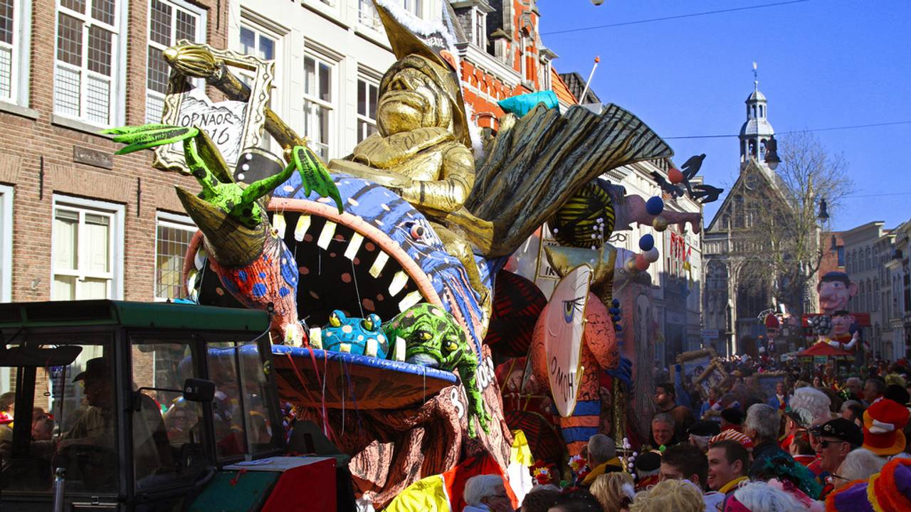Vorig jaar scheen de zon tijdens de optocht in Den Bosch