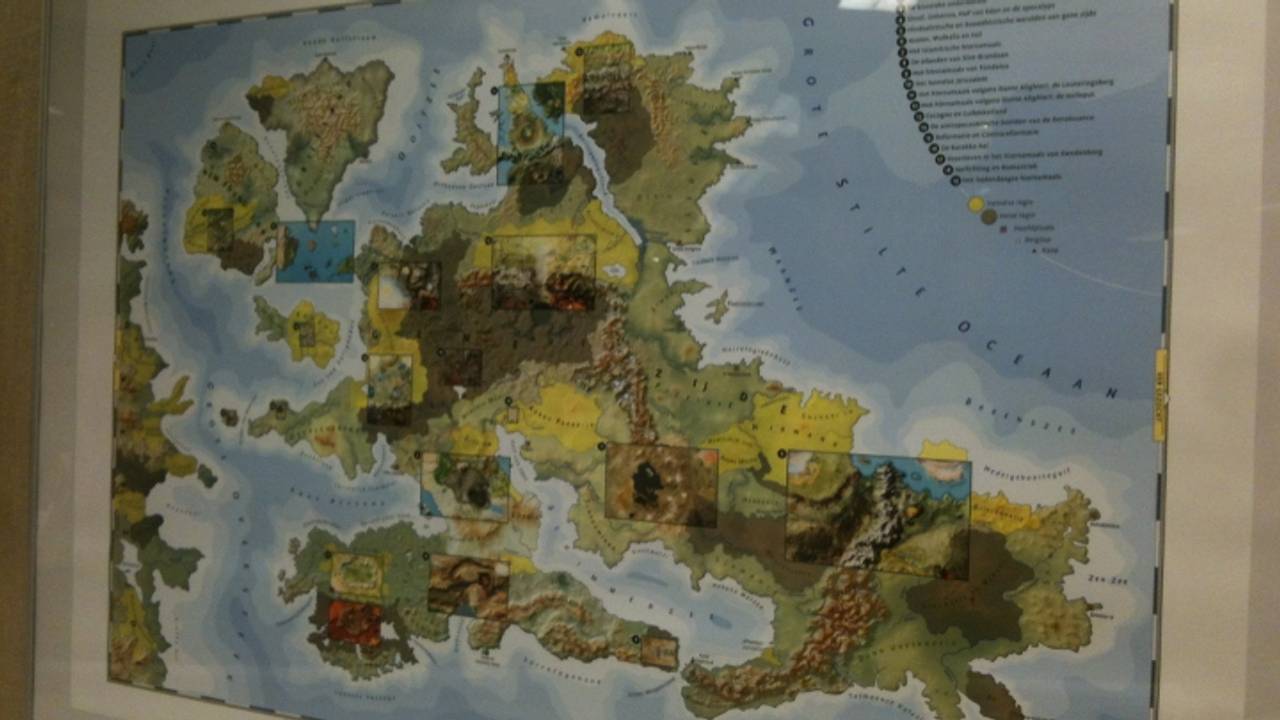 Een kaart van de hemel en de hel