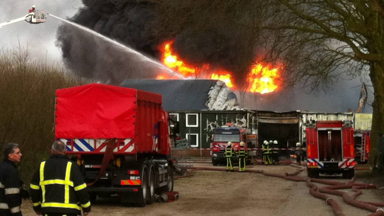 Ga op pad woonadres Volg ons Grote brand verwoest gebouw tuinbouwbedrijf Hage CC Steenbergen - Omroep  Brabant