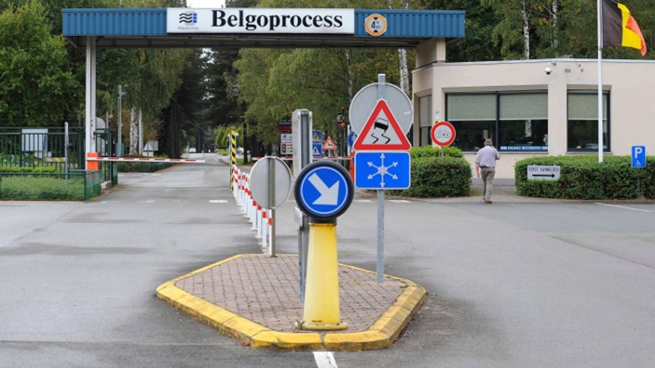 Belgoprocess over de grens bij Dessel (foto: ANP)