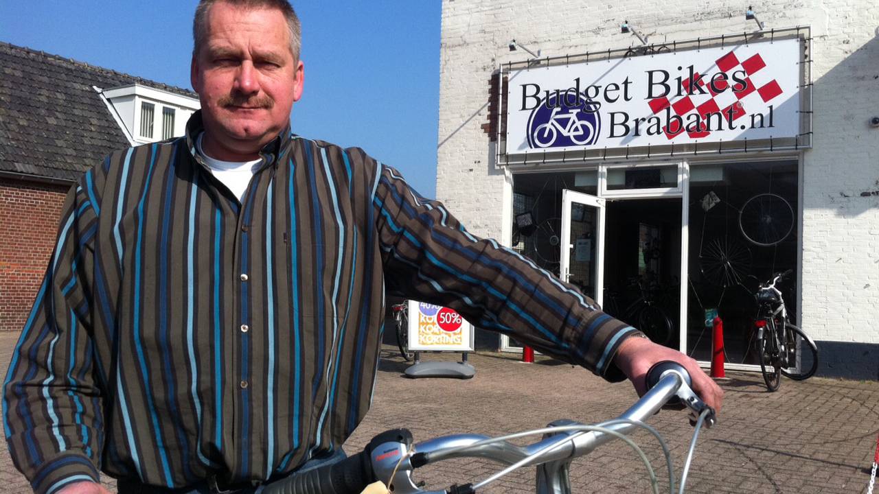 Fietsenmaker Eddy Fukkink uit Drunen.