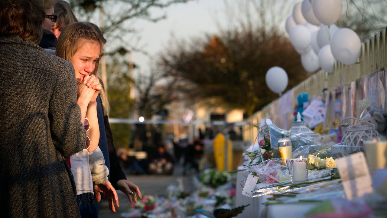 De herdenkingsplek in Lommel (Foto: ANP)