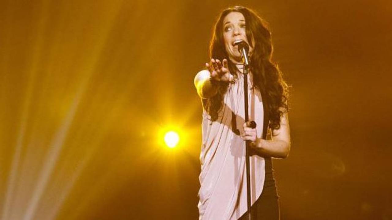 Jill van Leeuwen op het podium. (Foto: Jill van Leeuwen, Facebook)