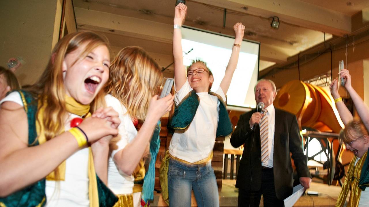 Genomineerde scholieren dolblij (Foto: De Uitvinders)