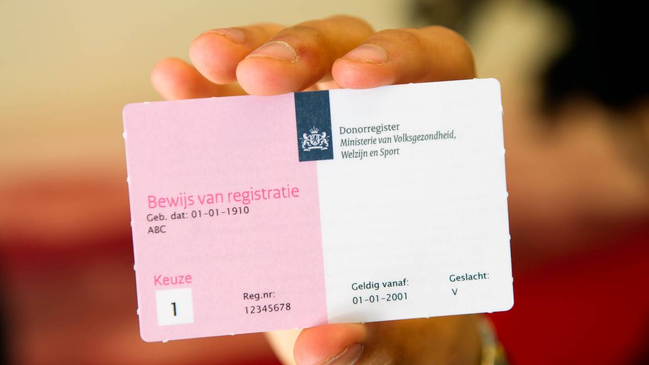 Donorkeuze vaak niet bekend (foto: ANP)