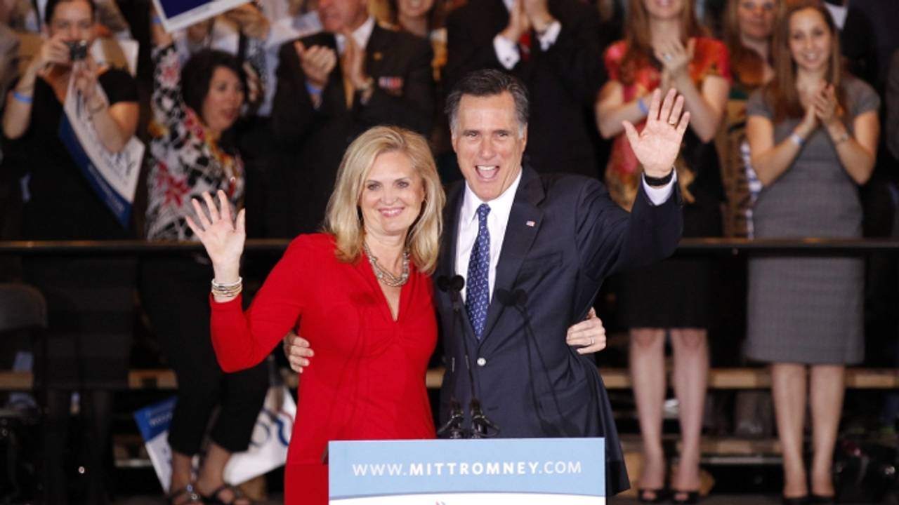Mitt en Ann Romney (foto: ANP)