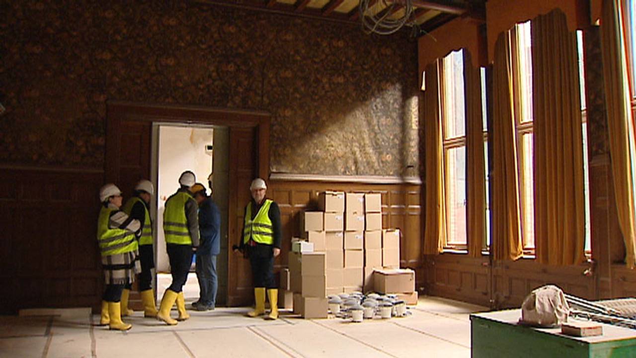 De hele zomer was de verbouwing in volle gang