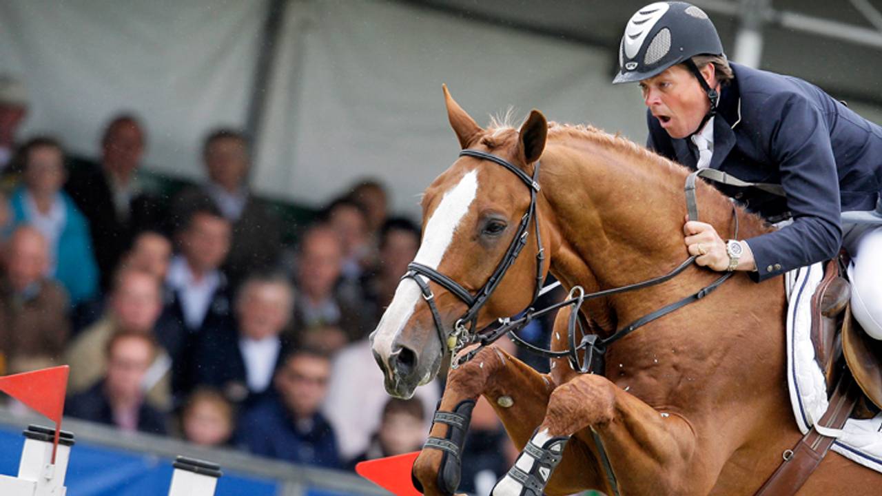 Jeroen Dubbeldam in actie in Mierlo (Foto: ANP - Archief)