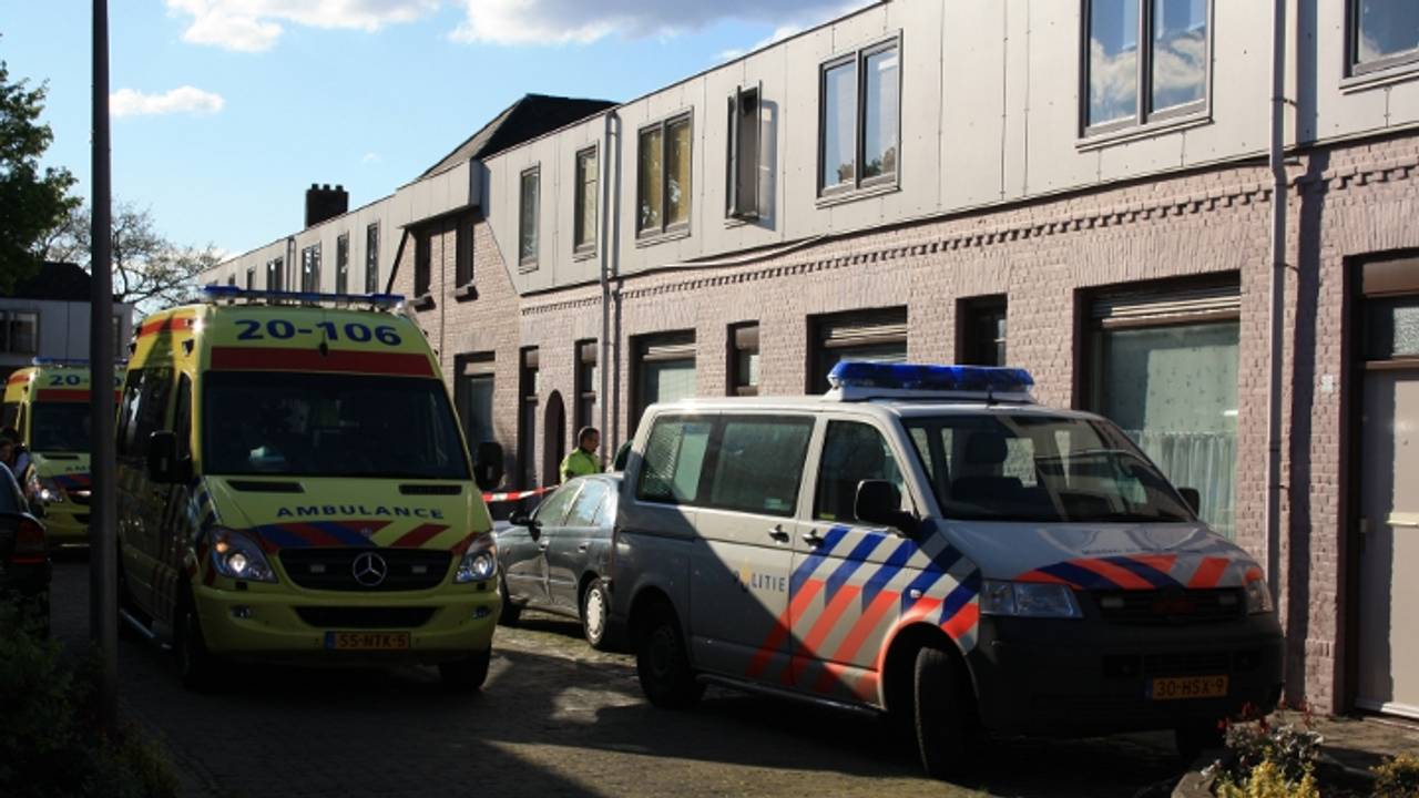 Meisje paar meter omlaag gevallen (foto: Christian Traets).