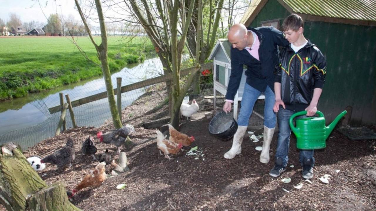 John van den Heuvel hard aan het werk