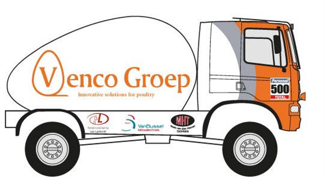 De nieuwe truck op papier.