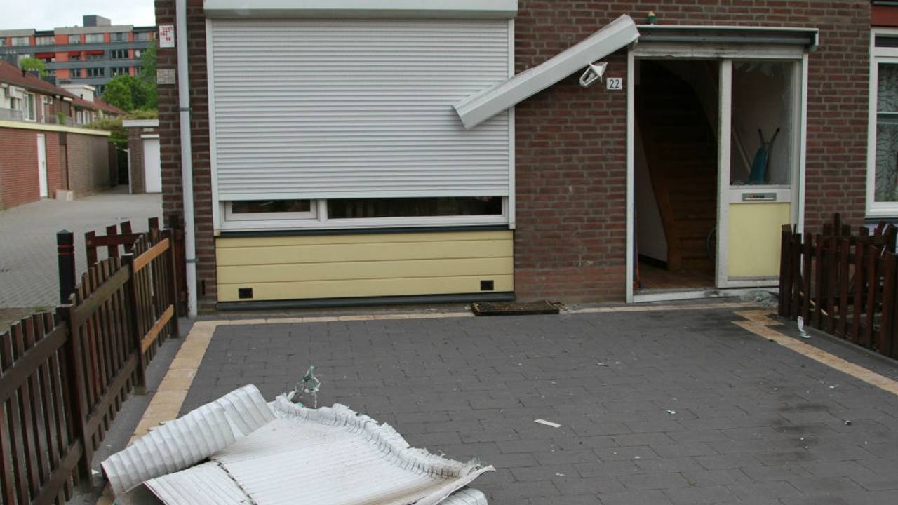 Een van de panden waar een inval werd gedaan