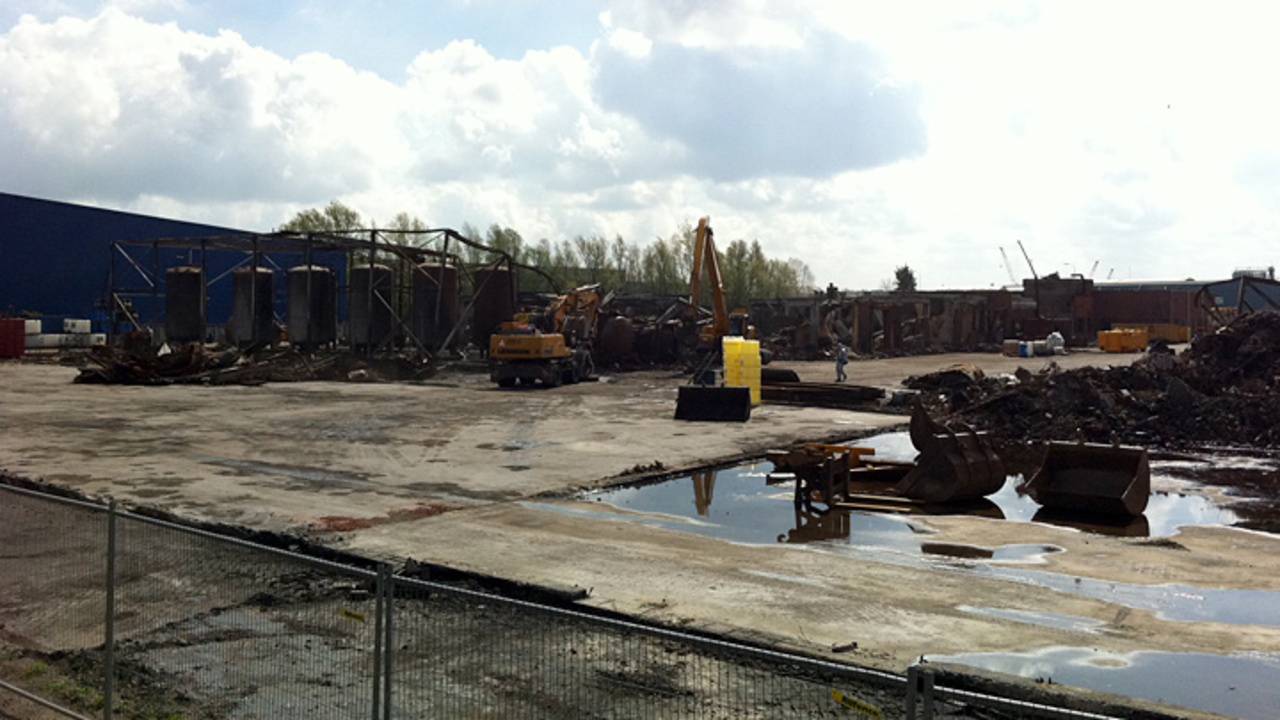 Het terrein van Chemie-Pack begin dit jaar