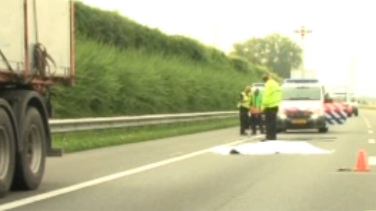 De plek van het ongeluk.