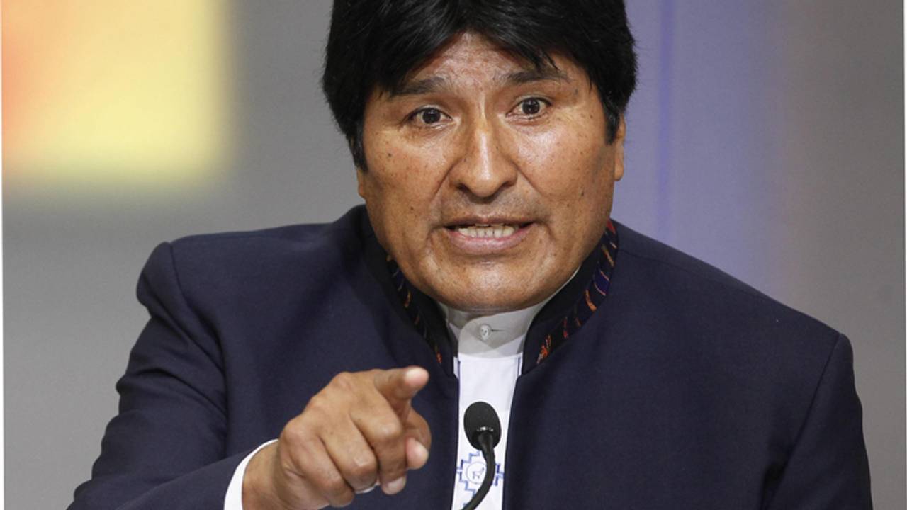 President Evo Morales van Bolivia (foto: ANP)