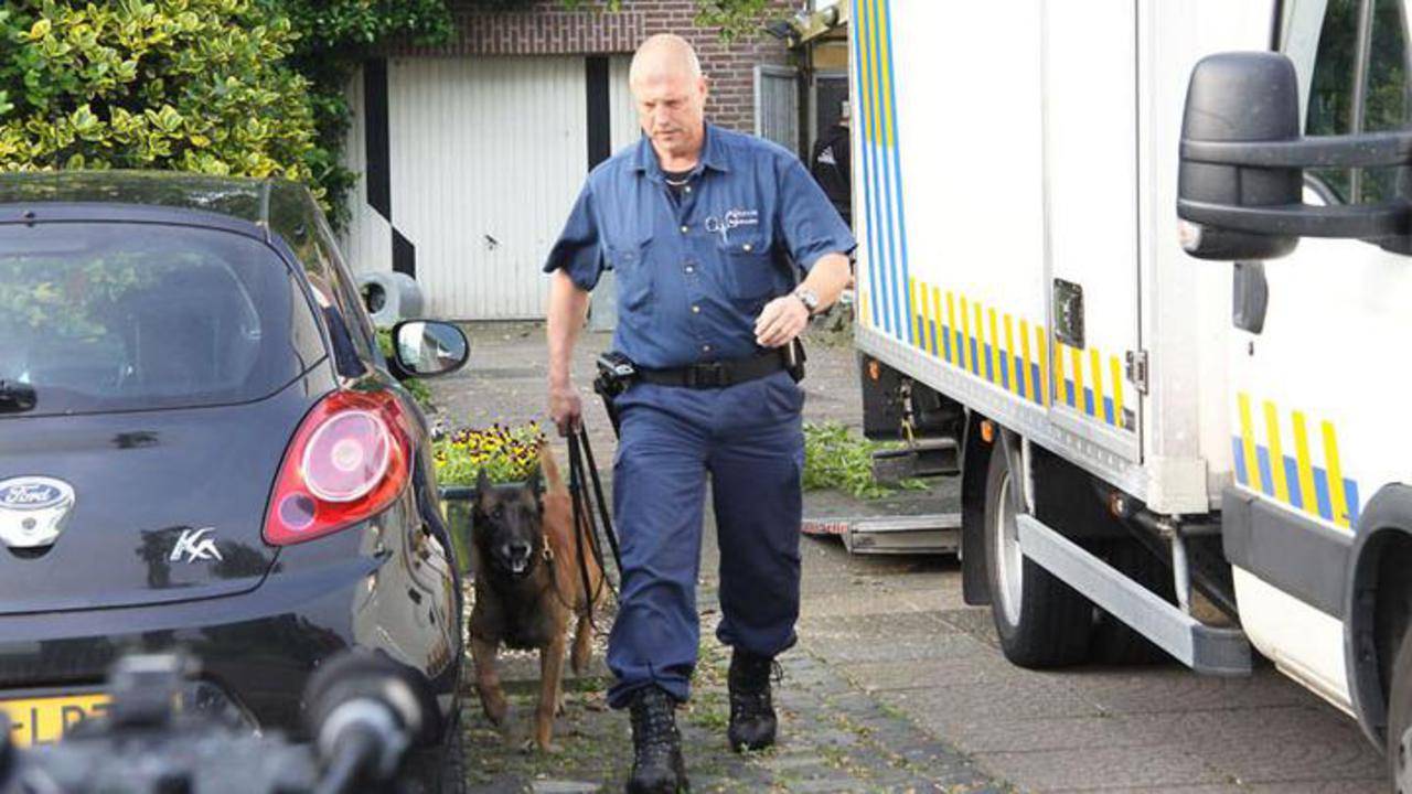 Politie-onderzoek tijdens de actie (foto: SQ Vision)