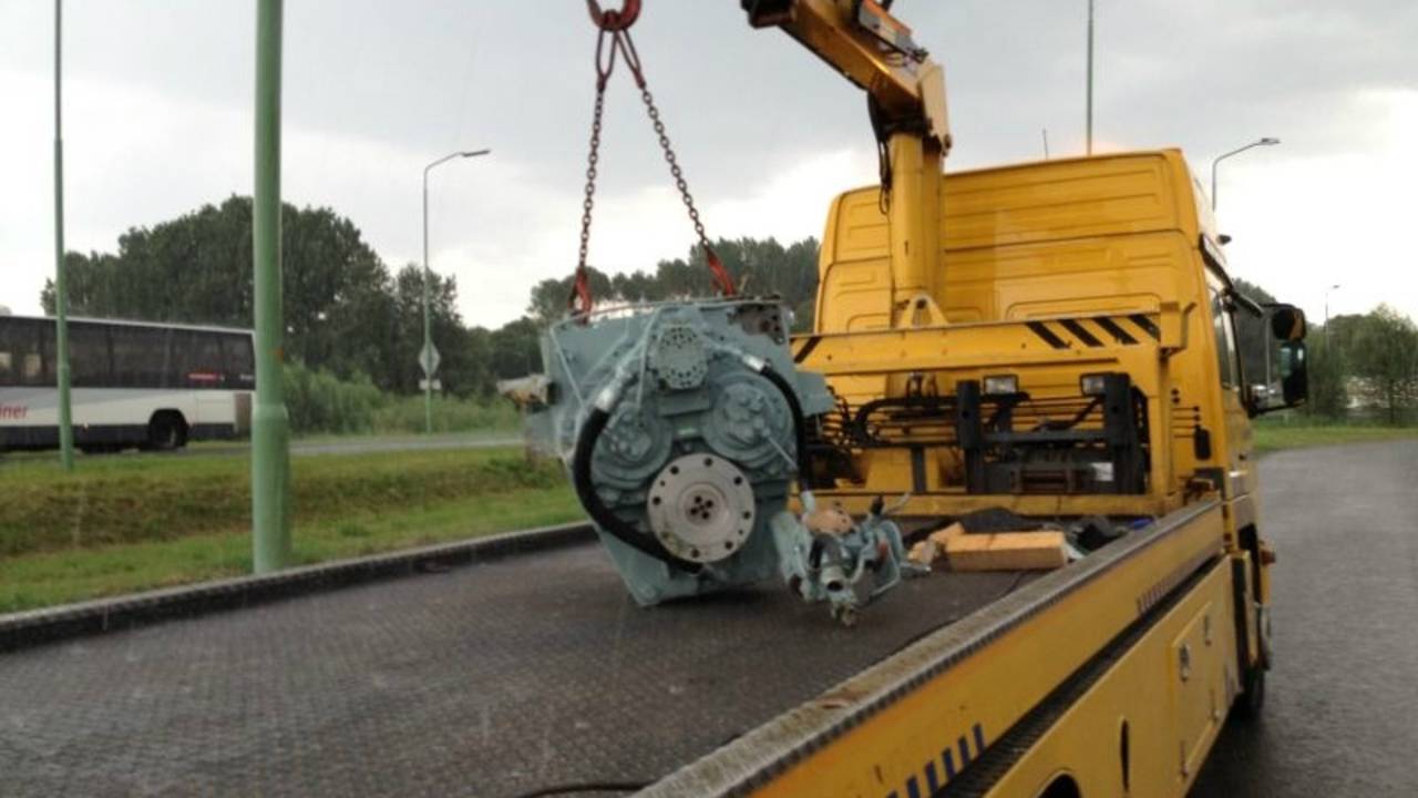 Het verloren motorblok (foto: Jeroen Stuve/Mainstay Media Breda)