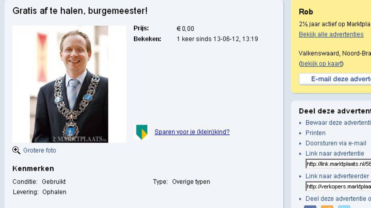 Gratis af te halen.