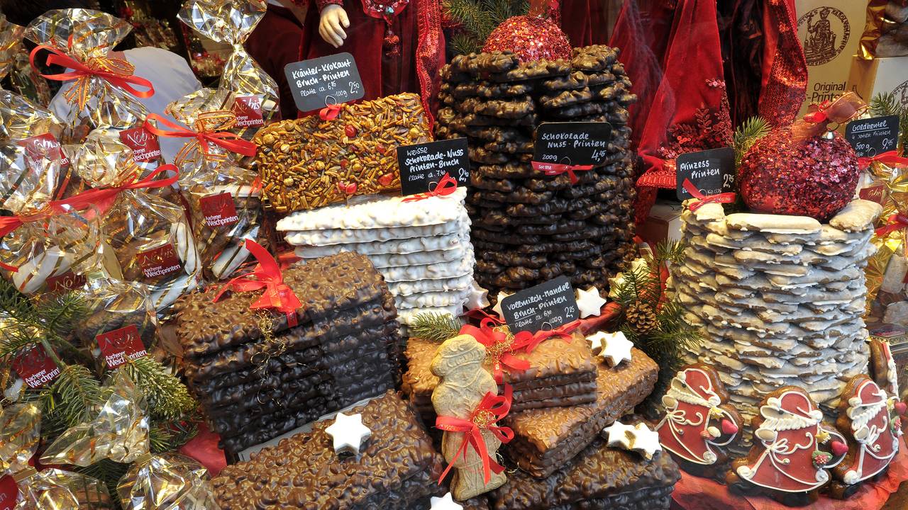 De kerstmarkt in Aken (foto: ANP)