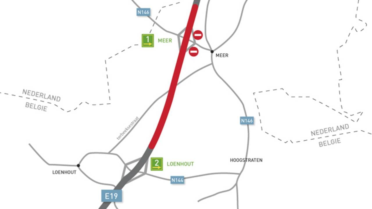 Onderhoud op de E19