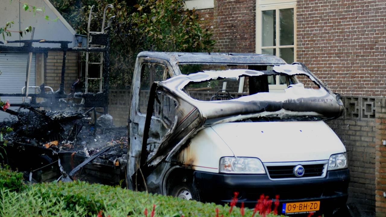 winkelwagen Stoel Vertrouwelijk Camper uitgebrand in Mommersteeg Haarsteeg - Omroep Brabant