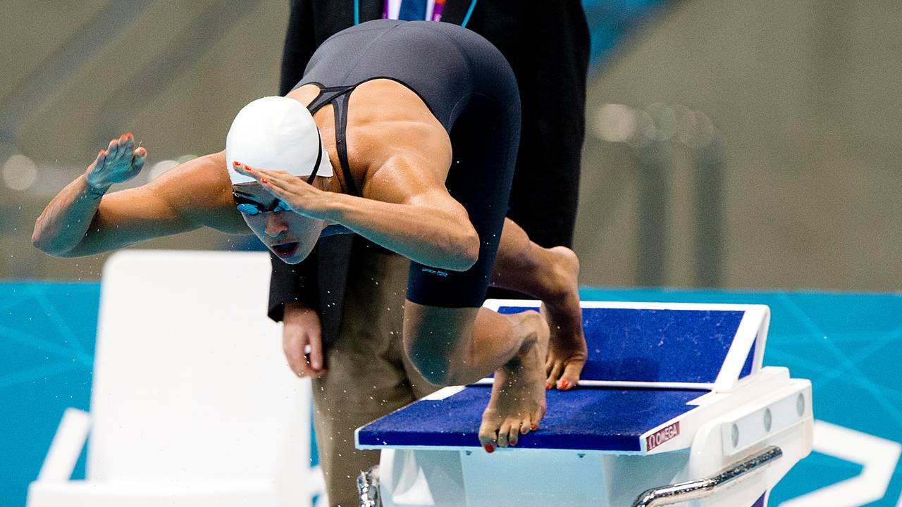 Kromowidjojo pakte tijdens de Spelen in Londen twee olympische titels (foto: ANP).