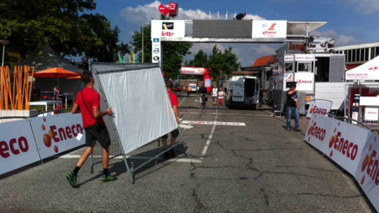 Vorig jaar finishte de Eneco Tour in Bergen op Zoom.