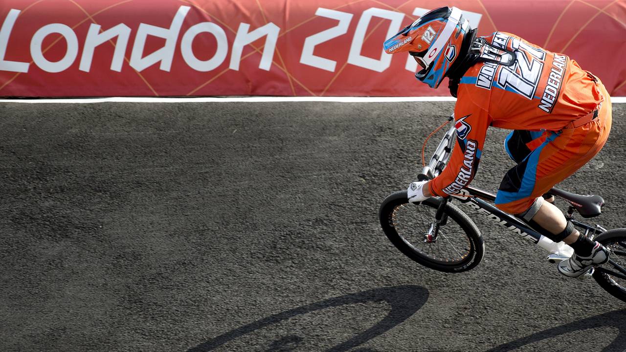 Raymon van der Biezen werd vierde op de Spelen