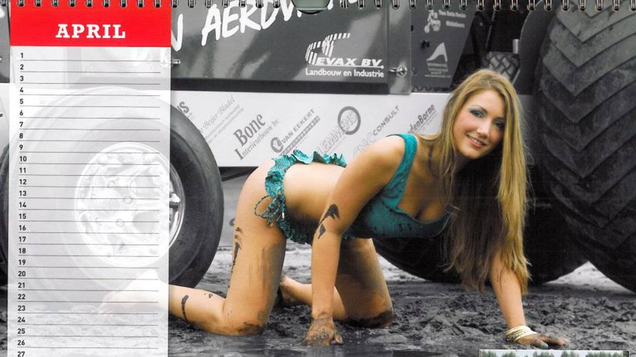 Yvonne op haar eigen kalender
