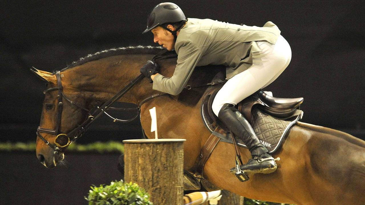 Ludger Beerbaum maakte indruk met Chaman (foto: ANP).