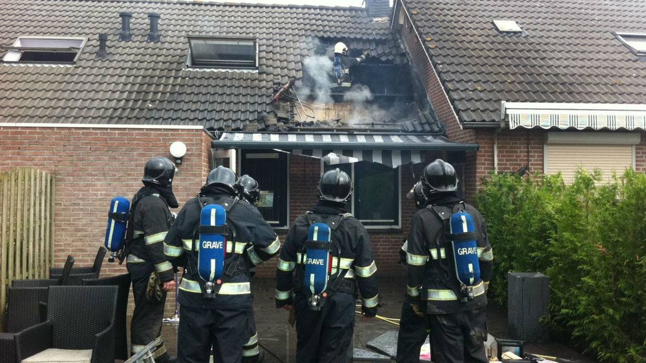 Brand snel geblust (foto: Marco Verhage/SQ Vision)