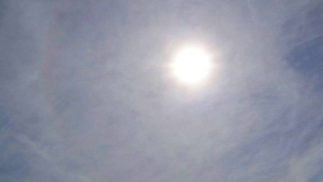 Gevaarlijke stof in de lucht (foto: Corina Magielse)
