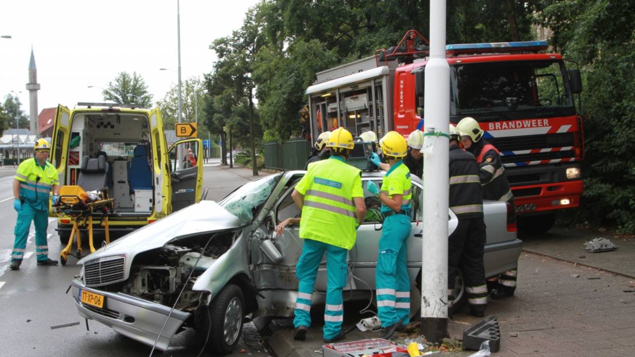 Man zwaargewond na ongeval. Foto: Gabor Heeres / SQ Vision