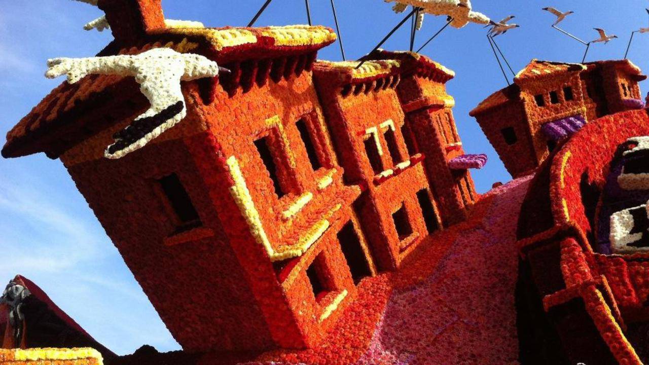 Het bloemencorso in Zundert vorig jaar.