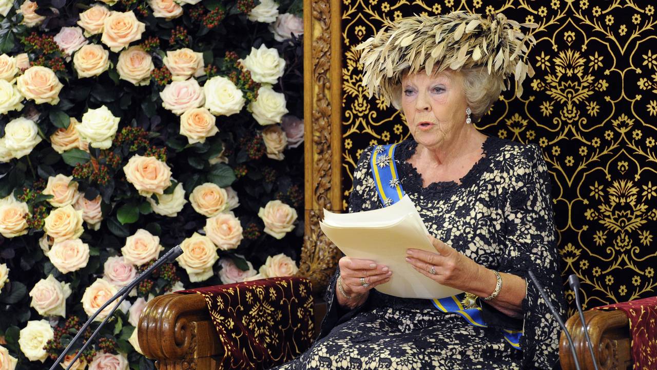 De troonrede van dinsdag