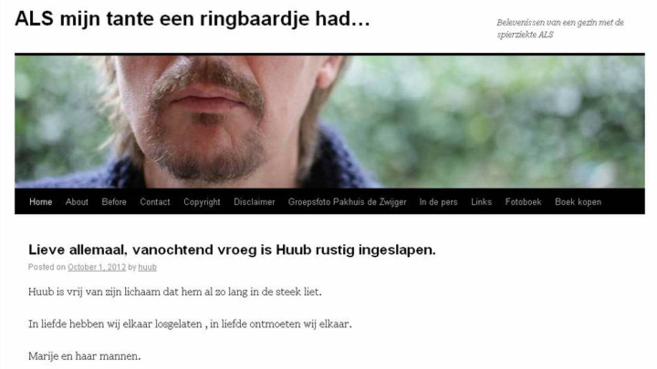 De Weblog van Huub van der Put: ALS mijn tante een ringbaardje had...