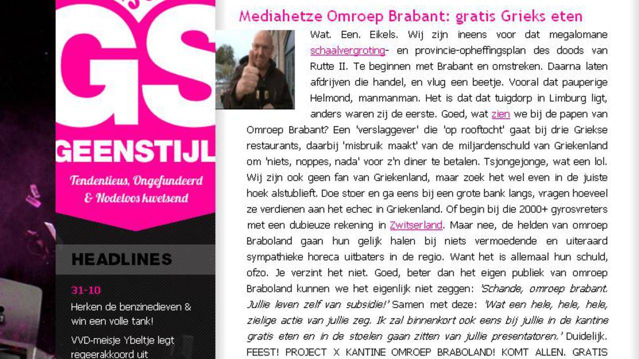 Geen Stijl.