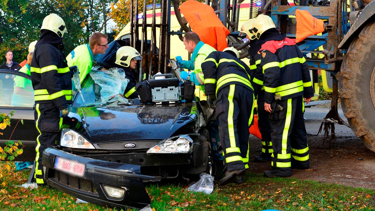 Hoe het ongeluk kon gebeuren, is niet duidelijk (foto: Jules Vorselaars / JV Media).