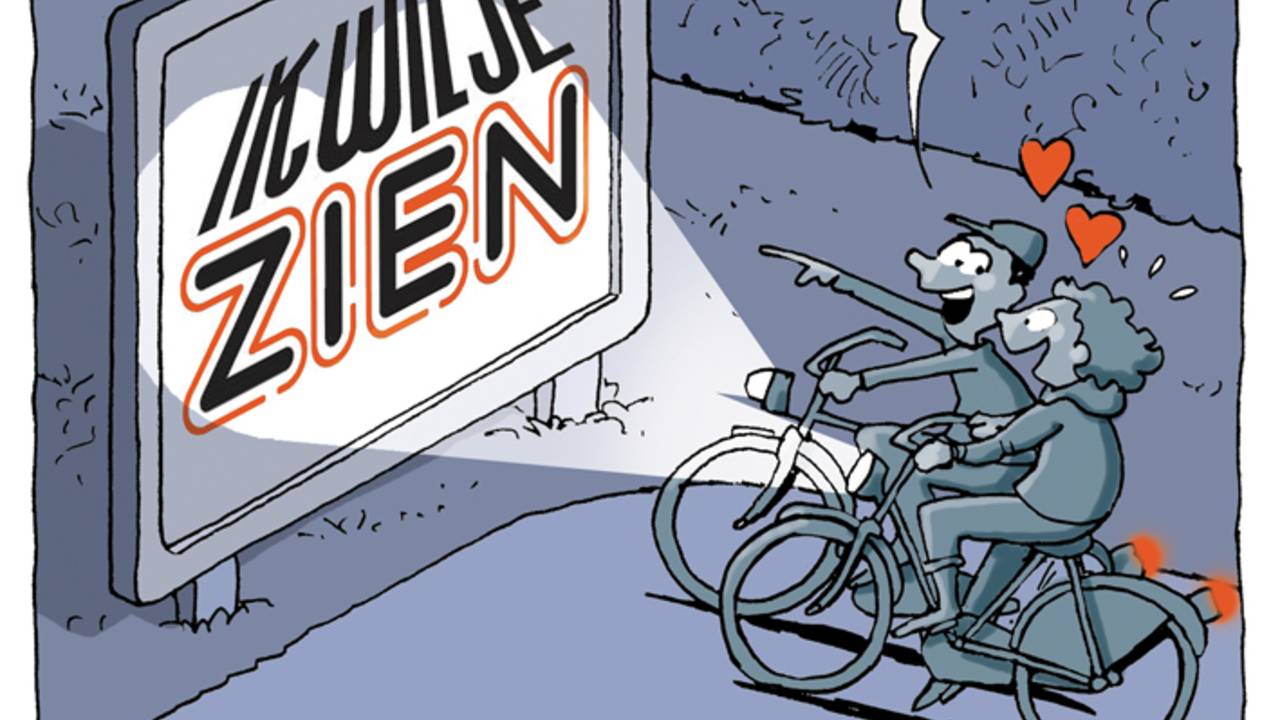 Aantal bekeuringen voor fietsverlichting fors gedaald (foto: archief)