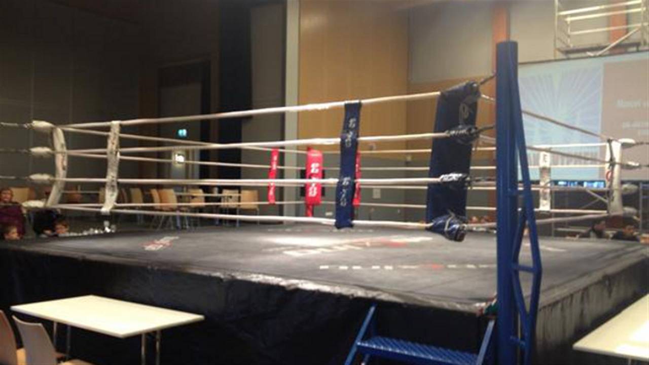 De kickboksring in Zijtaart