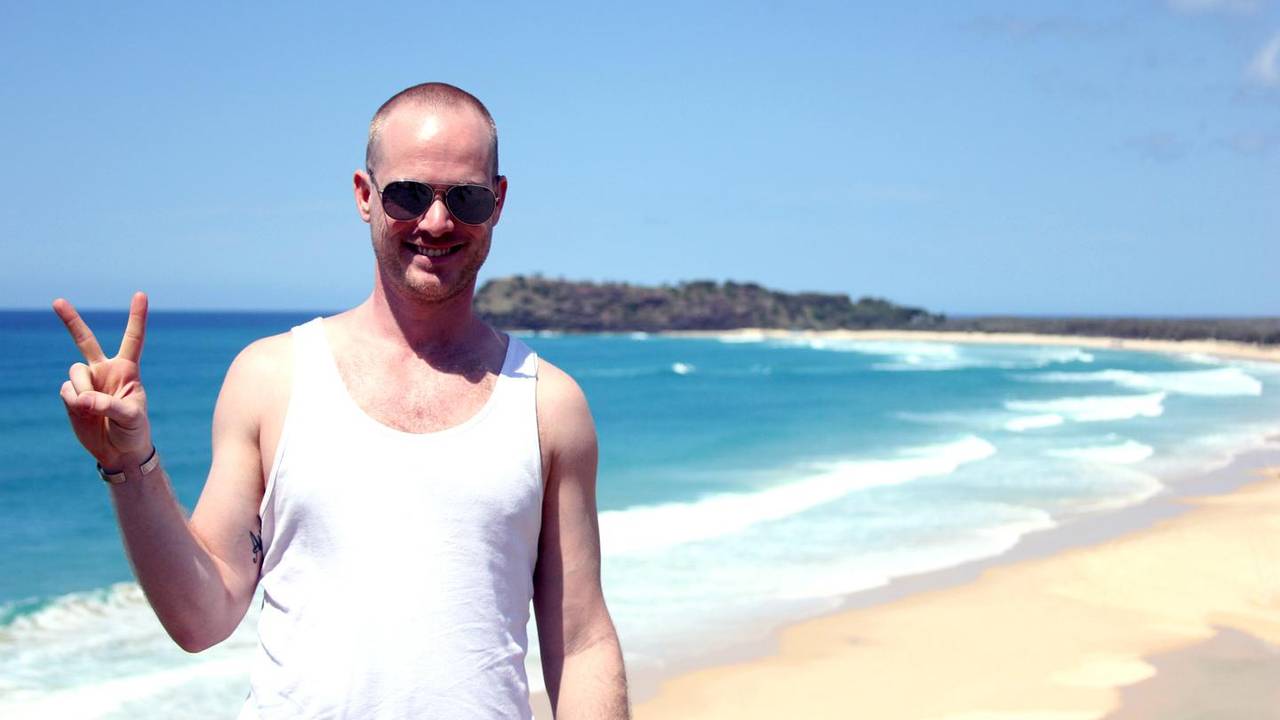 Bobby Voeten in Australië.