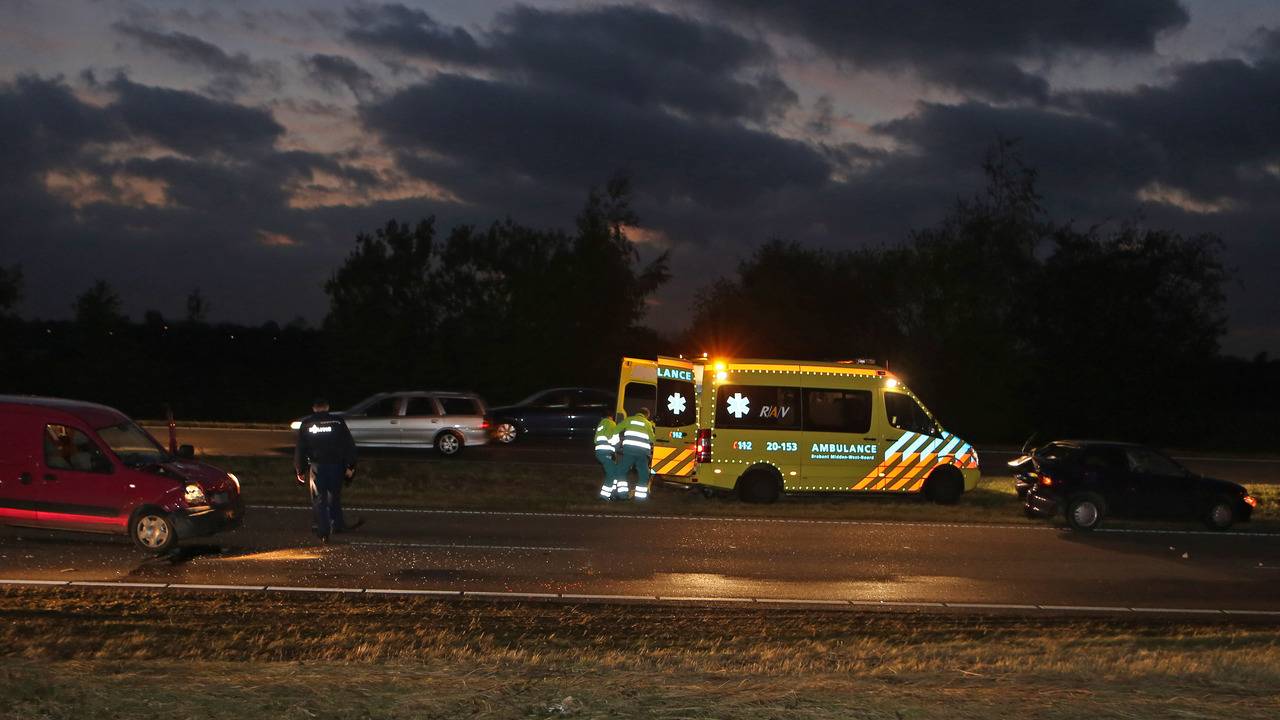Gewonde bij ongeval (Foto: FPMB/Erik Haverhals)