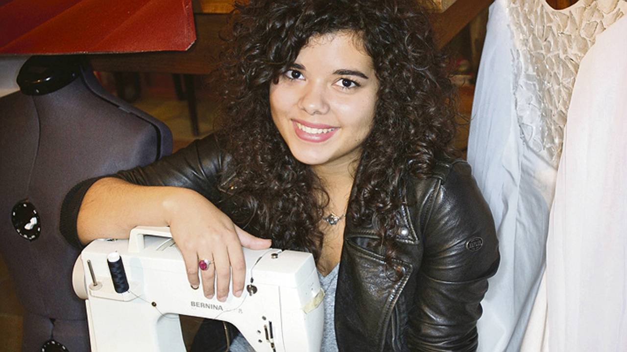 Jeanine van Berkel, modetalent (foto: 7Days)