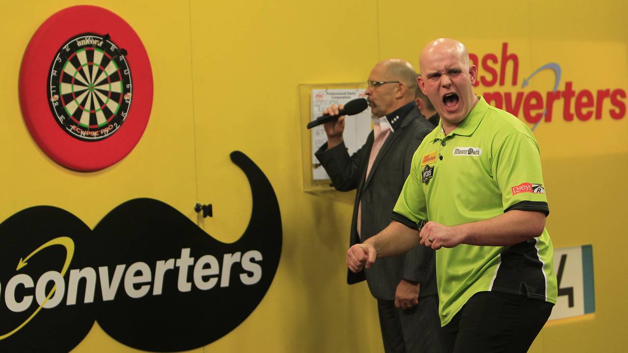 Van Gerwen liet weer van zich horen (foto: Lawrence Lustig/PDC).