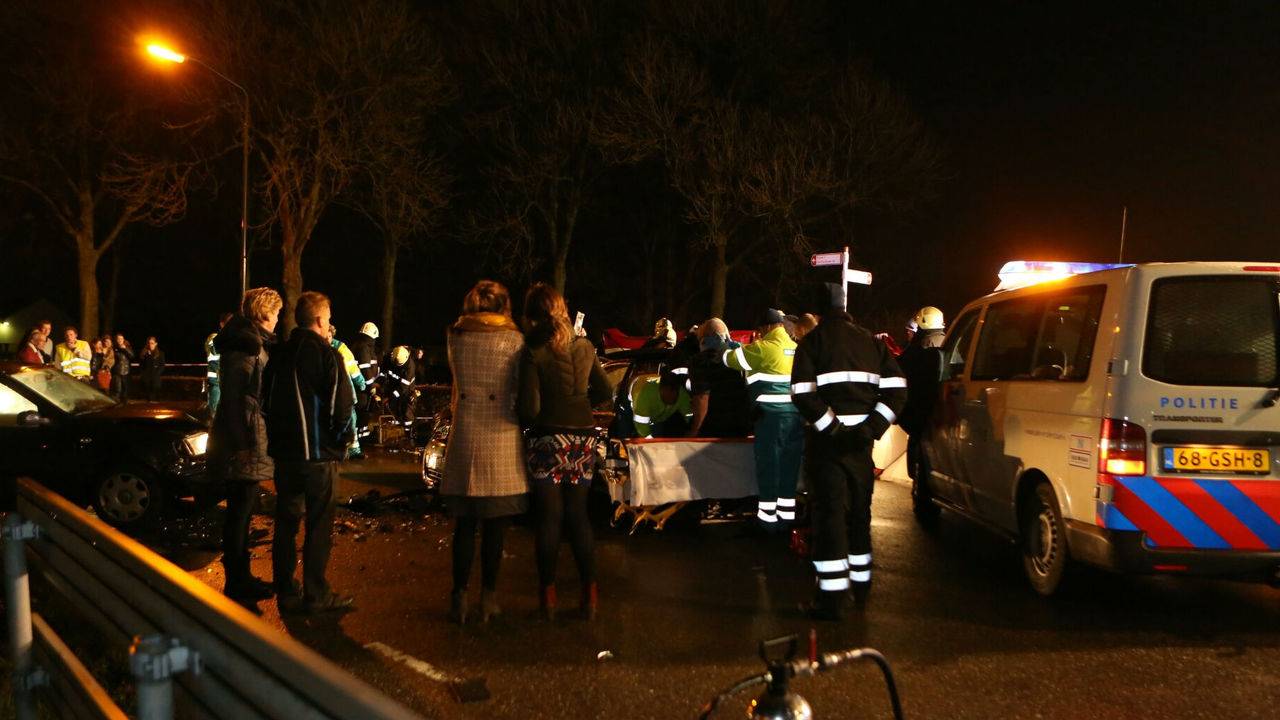 Het ongeluk op de Groeneweg (Foto: FPMB/Erik Haverhals)